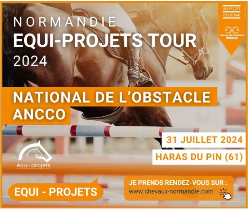 Rendez-vous le 31 JUILLET 2024 au NATIONAL DE L'OBSTACLE ANCCO